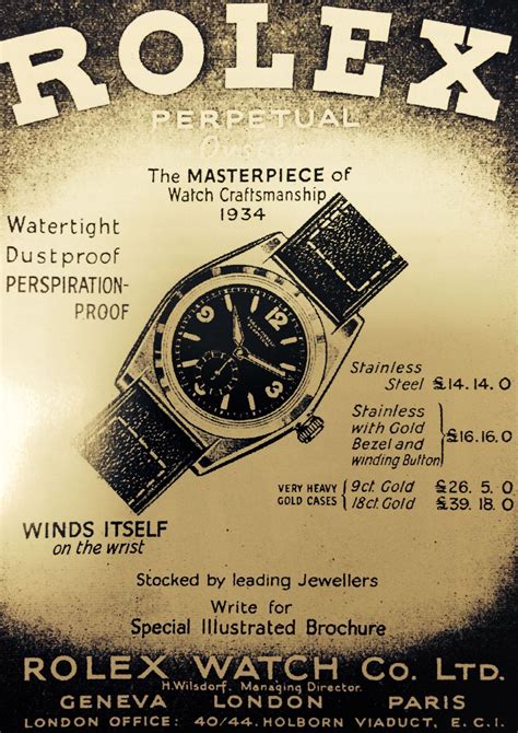 vintage watch advertising examples